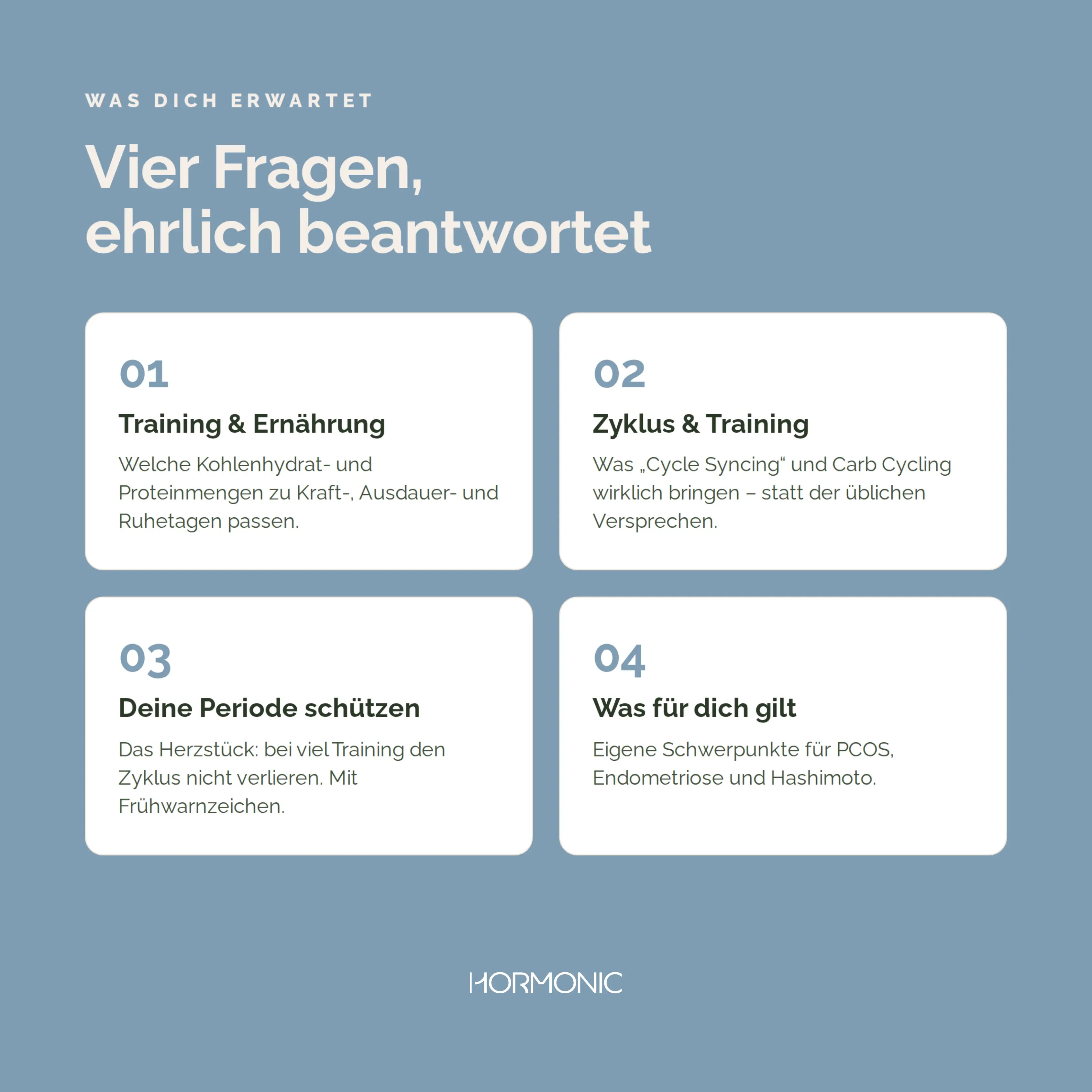 Der Stoffwechsel Kompass – E-Book von Hormonic zu Training, Ernährung und Zyklus