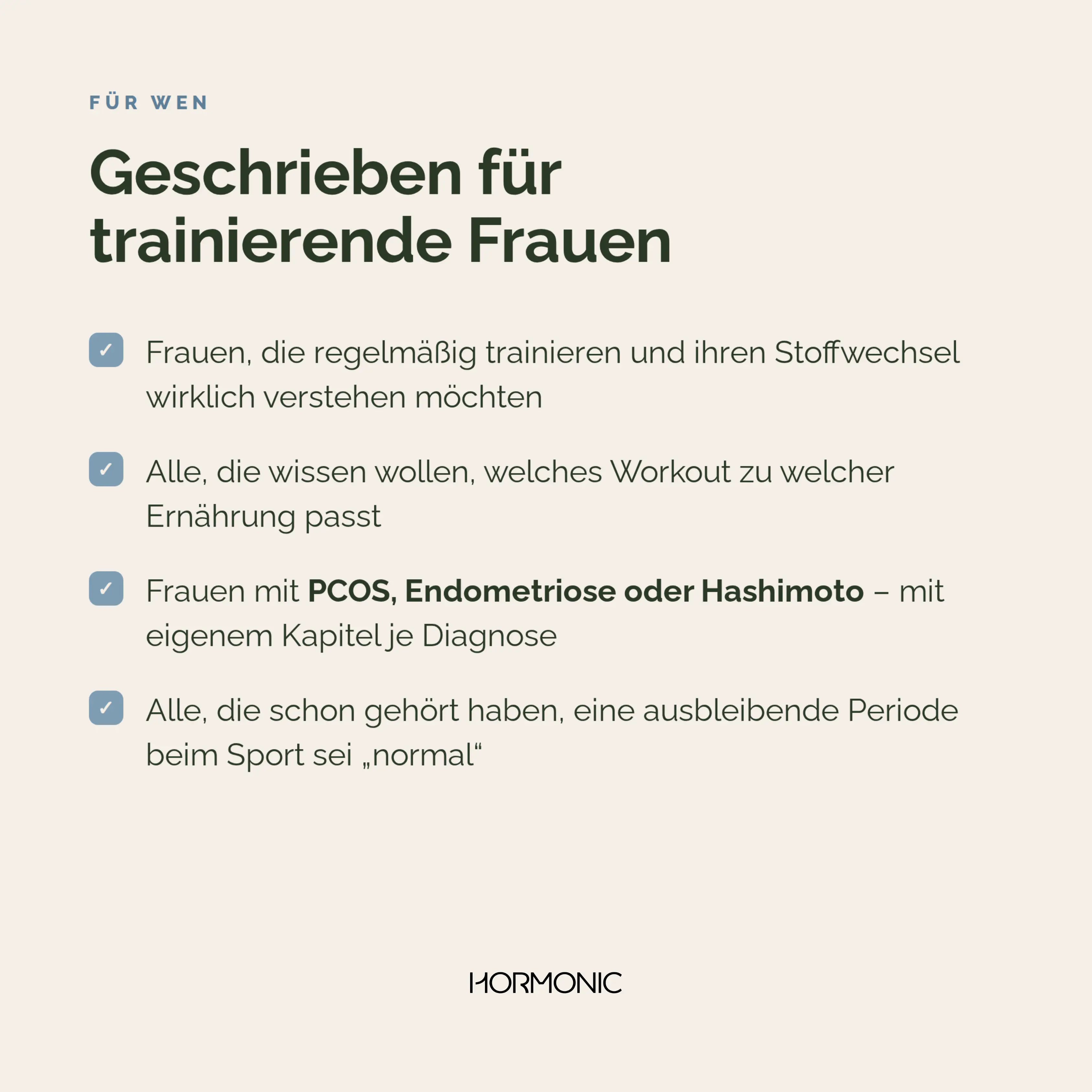 Der Stoffwechsel Kompass – E-Book von Hormonic zu Training, Ernährung und Zyklus