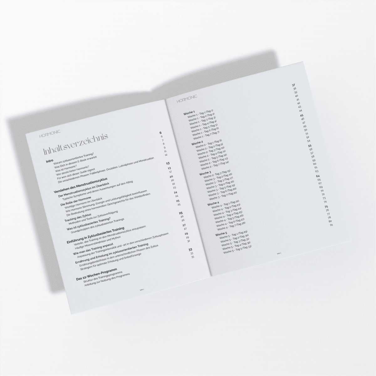Cycle Sync Workout Guide - Hormonic - E-Book